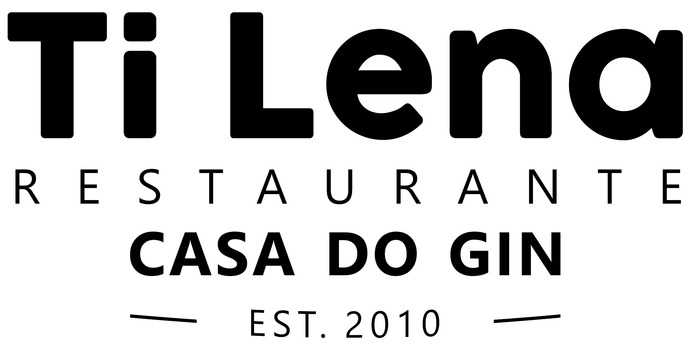 logotipo Ti Lena restaurante casa do gin