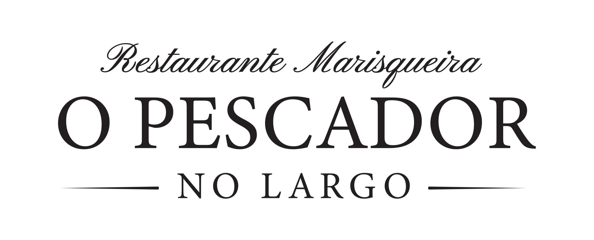 Home Logotipo Restaurante O Pescador No Largo