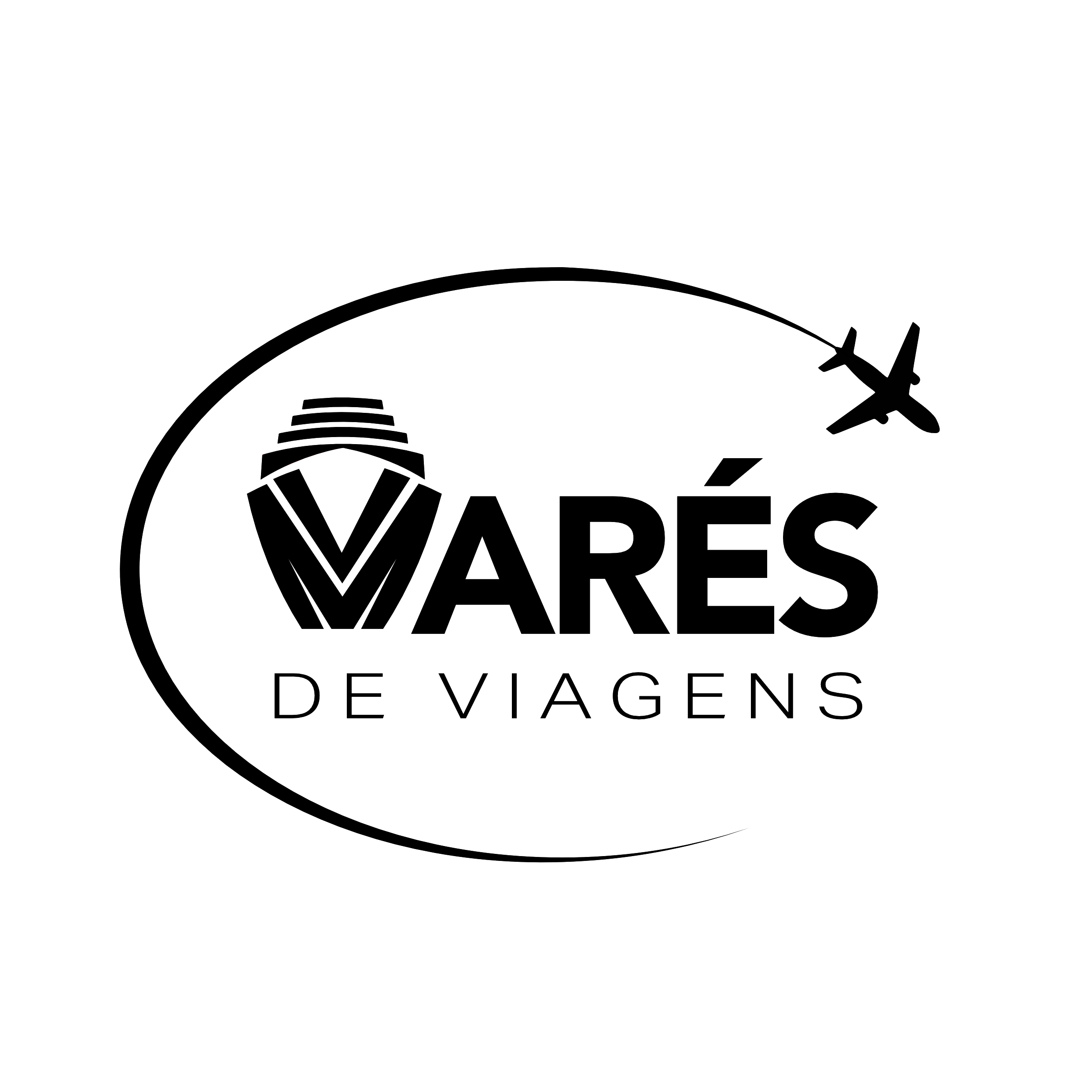Home Logotipo Marés de Viagens monocromático
